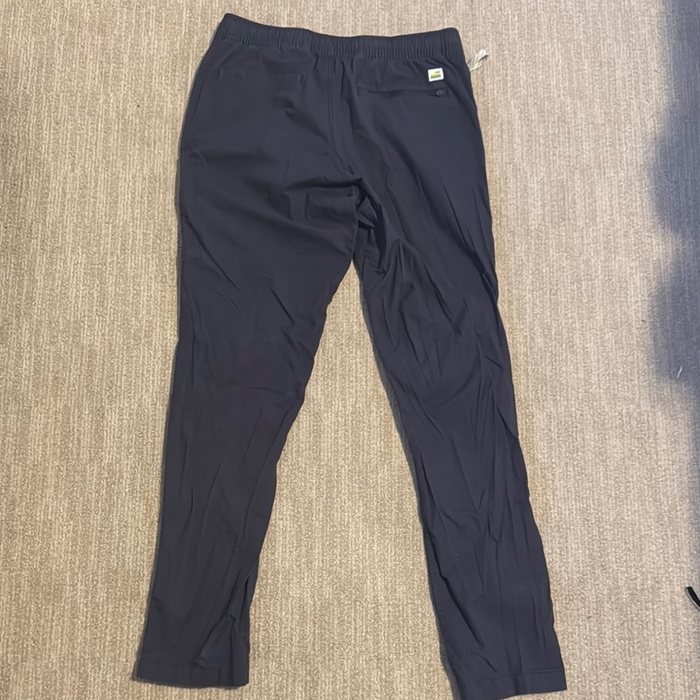 Vuori Men Size M Charcoal Grey Ripstop Slim Fit Stretch Performance Pants - Picture 11 of 11